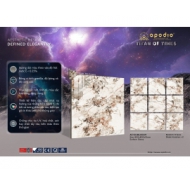 Gạch đá Porcelain mặt bóng vi tính dày 10cm lát nền APODIO mã gạch AF.10.88.8029 gạch loại 1 kích thước 80x80
