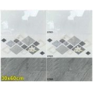 Gạch Ceramic men bóng ốp tường Hoàn Mỹ mã gạch Bộ 67003-67004-67005 gạch loại 1 kích thước 30x60