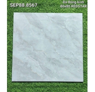 Gạch Granite đá bóng kiếng lát nền REDSTAR mã gạch SEP88.8567 gạch loại 1 kích thước 80x80