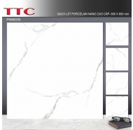 Gạch bán sứ Pocerlain mặt bóng kiếng lát nền TTC mã gạch PN66039 gạch loại 1 kích thước 60x60